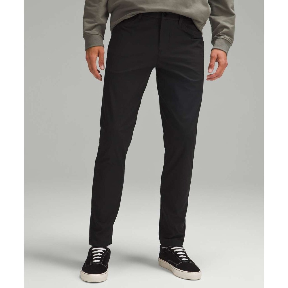 Lululemon ABC Pants Mens 31x30 Black Slim Fit Warpstreme Performance Stretch